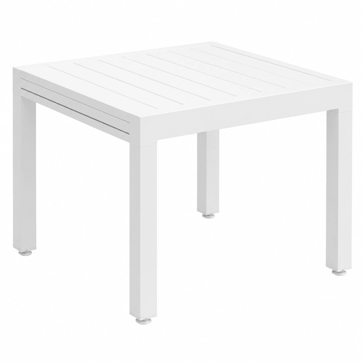 Tavolo da Giardino Allungabile in Alluminio 90/180x90x74 cm - Antracite, Bianco, Caffè