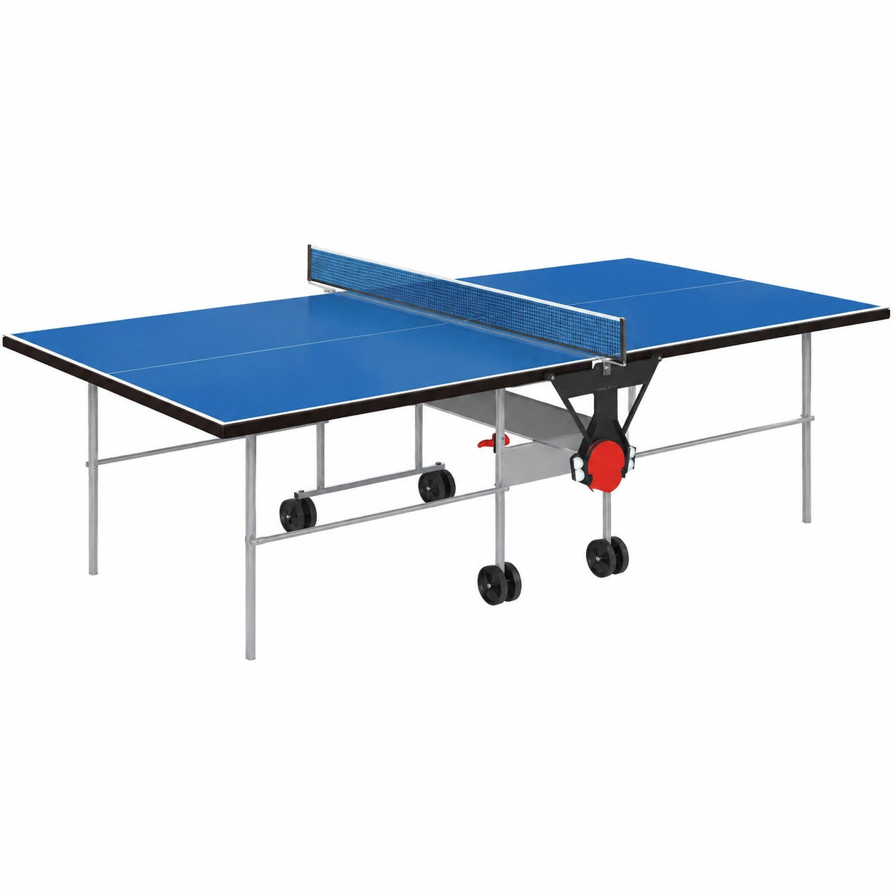 Garlando Tavolo da Ping Pong per Esterno con Ruote, Blu