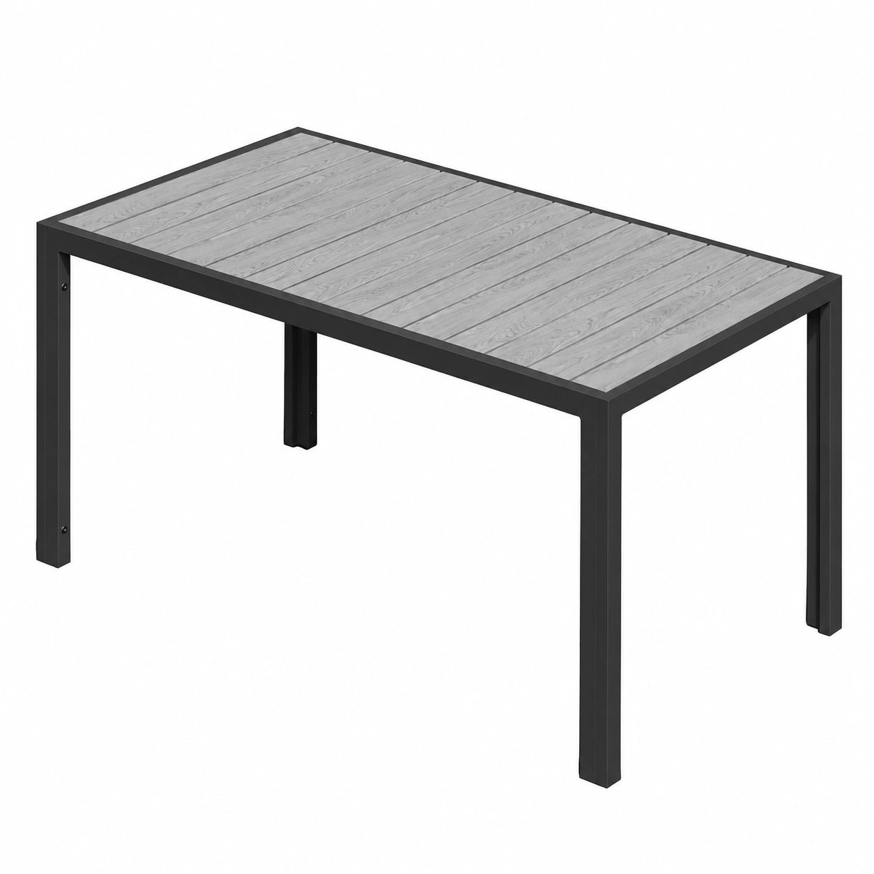Tavolo da Giardino in Alluminio Antiruggine 150x80 per 6 Persone